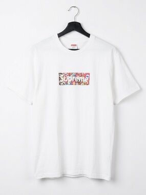 Supreme X Takashi Murakami White Floral Box Logo T-Shirt